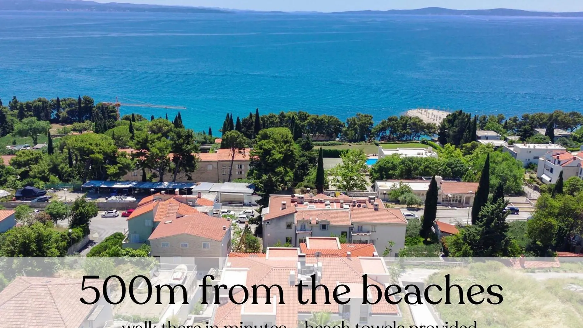 Sea View & Garage - Modern 3Br Split Apartment Croatia